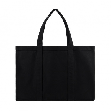 Logo trade promotional giveaways image of: VINGA Hilo AWARE™ recycled canvas maxi tote bag